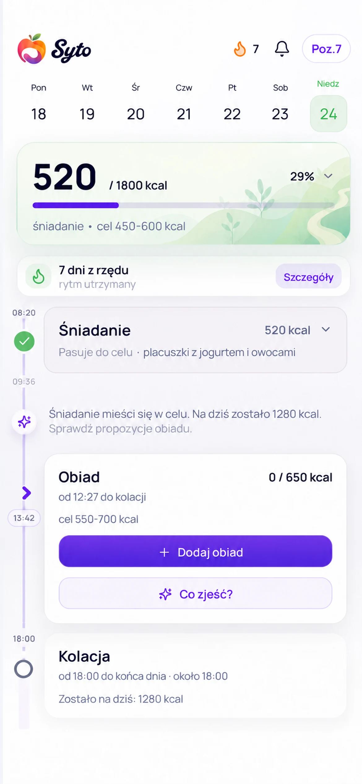 Strona główna Syto: dziennik jedzenia